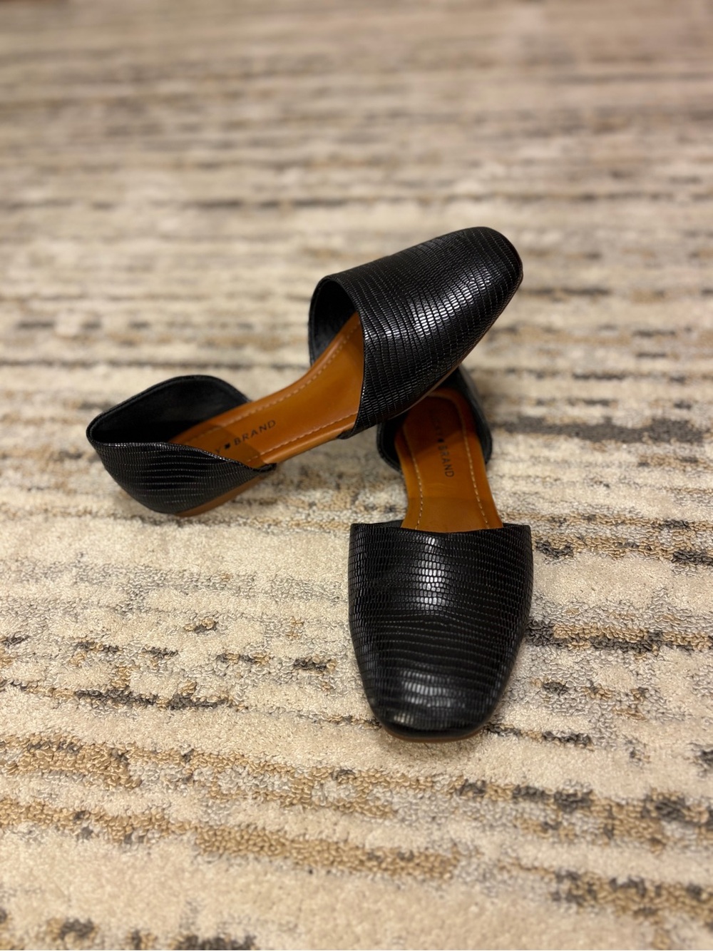 Lucky Brand | Classic Black D'Orsay Flats - size 8